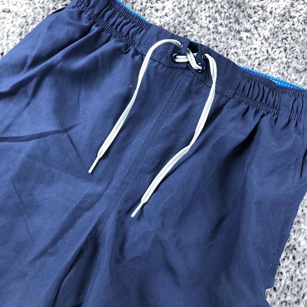 Nike Shorts Mens Medium Blue Swim Trunks Elastic Waist Quick Dry NESS5313-489‎